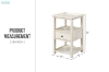 Picture of ELIAN 1-Drawer Side Table (Cream)