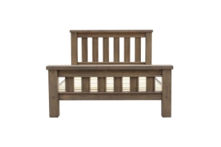 Picture of WESTMINSTER Solid Oak Bed Frame (Classic Walnut) - Queen