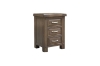 Picture of WESTMINSTER 3-Drawer Solid Oak Bedside Table (Classic Walnut)