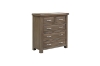 Picture of WESTMINSTER Solid Oak Bedroom Combo (Classic Walnut) - 4PC Queen Size
