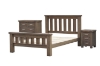 Picture of WESTMINSTER Solid Oak Bedroom Combo (Classic Walnut) - 5PC Queen Size