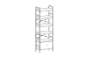 Picture of TULIO 69"x23.5" 6-Tier Shelf 