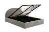 Picture of HOFFMAN Fabric Bed Frame with Gas Lift Storage (Gray) - Queen Size