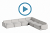Picture of SUMMIT Fabric Modular Sofa Range (White)