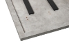 Picture of SYNERGYPLUS Modular Dining System - 63"/71"/78.5" Table Top in 4 Colors with A-Frame Metal Legs