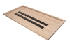 Picture of SYNERGYPLUS Modular Dining System - 63"/71"/78.5" Table Top in 4 Colors with Trapezoid Metal Legs