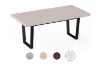 Picture of SYNERGYPLUS Modular Dining System - 63"/71"/78.5" Table Top in 4 Colors with Trapezoid Metal Legs