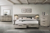 Picture of WESTDEN 3PC/6PC Bedroom Combo Set in Queen/King Size (Grey)