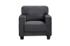 Picture of HERBERT Corduroy Sofa Range (Grey) - 1 Seater (Armchair)