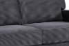 Picture of HERBERT Corduroy Sofa Range (Grey) - 1 Seater (Armchair)