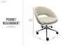 Picture of ALEXA Height Adjustable Office Chair(Beige)