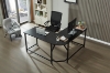 Picture of VITALI 59" L-Shaped Computer Desk (Black) 
