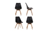 Picture of EFRON 5PC Dining Set (Black) - 47" Table