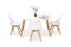 Picture of EFRON 5PC Dining Set (White) - 55" Table