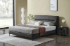 Picture of CUBA Genuine Leather Bed Frame (Dark Grey) - Eastern King Size