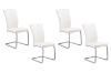 Picture of EDAN High Back Dining Chair with Powder Coating Base (Pearl White) - 4 Chairs in 1 Carton