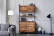 Picture of ELMORE Reclaimed Pine Wood Cabinet Shelf/Display Cabinet (74.8" x 39")