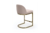 Picture of Kalay 23" Height Bar Stool with Golden Finish Base  for Customized Height Counter Top Only (Pink) 