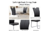 Picture of EDAN High Back Dining Chair with Powder Coating Base (Elegant Black)