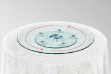 Picture of Ford D31.5" Round Tempered Glass Lazy Susan Turntable