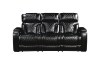 Picture of CALVIA Duo Motor Zero Gravity Adjustable Headrest Reclining Sofa Range with USB Port & LED Lighting +  Cup Holders & Reading Lights (Black)