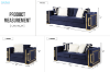Picture of HANANEL 3/2/1 Seater Sofa Range - 1 Seater (Armchair)