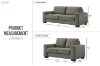 Picture of MODA 3/2 Seater Sofa Range (Grey) - 3 Seater (Sofa)