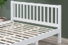 Picture of FORESTER Solid Wood Twin/Double/Queen Size Bed Frame(White) - Twin Size