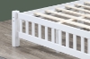 Picture of FORESTER Solid Wood Twin/Double/Queen Size Bed Frame(White) - Double Size