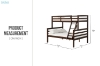 Picture of DORMA Twin-Full Bunk Bed (Espresso)