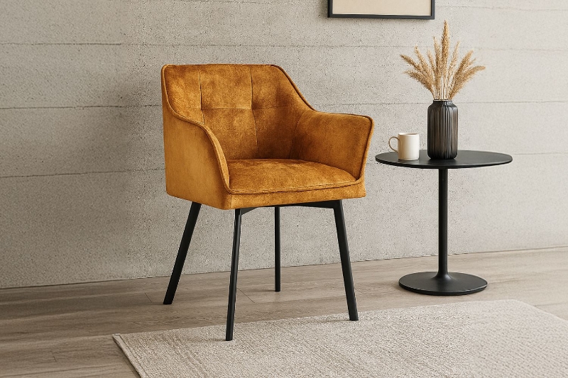Picture of TAMPA Arm Dining Chair (Caramel) - Each