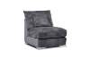 Picture of WINSTON Corduroy Modular Sectional Sofa (Grey) - Armless Chair