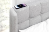 Picture of SONOMA Fabric Bed Frame (Light Grey) - Double