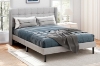 Picture of SONOMA Fabric Bed Frame (Light Grey) - Queen