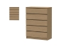 Picture of  MOOK Bedroom Combo Set in Queen Size - 3PC Combo (Light Oak)