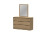 Picture of MOOK Bedroom Combo Set in Queen Size - 5PC Combo (Light Oak)