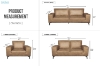 Picture of EASTWOOD Air Leather Sofa Range (Brown) -  1 Seater (Armchair)
