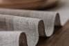 Picture of 376-007 Jacquard Geometric Pattern Table Runner/Bed Runner (Light Brown) - 78.5"x13" 