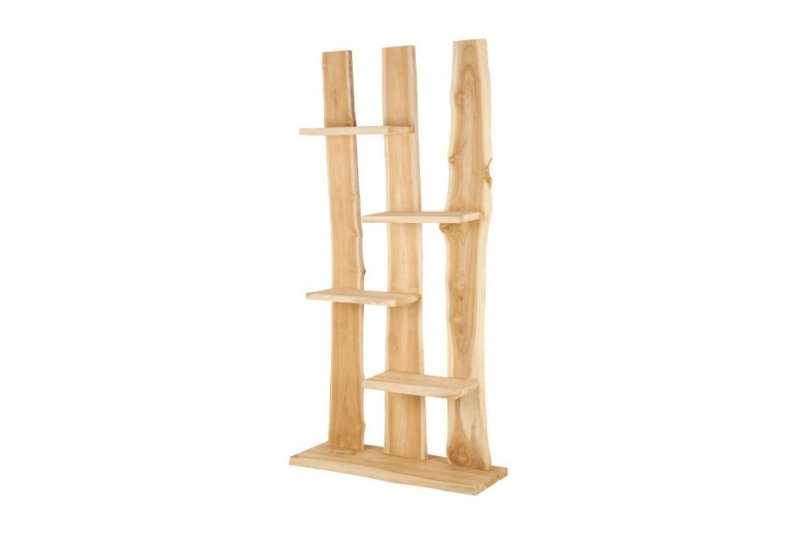 Picture of 650-007 39.5"x78.5" Handmade Solid Teak 4-Tier Shelf