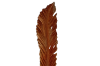 Picture of 650-008 46.5" Large Leaf-Shaped Teak Root Carving Sculpture