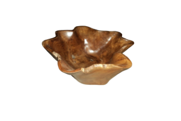 Picture of 650-015 Teak Root Rustic Bowl  (14.5"x12")