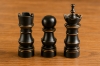 Picture of 650-011 17" Large Teak Root Chess Sculptures – Handcrafted Decorative Pieces