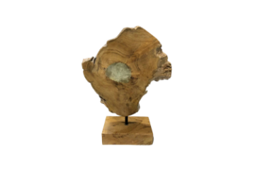 Picture of 650-021 Teak Root Abstract Decorative Sculpture (9"x14")