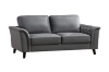 Picture of GROVA 3/2 Seater Air Leather Sofa Range - Loveseat+Sofa Set