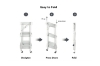 Picture of MALLORCA 3 Tier Foldable Wheel Trolley