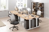 Picture of NEXUS 55" Electric Height Adjustable Standing Desk with LED Display (Oak)