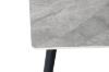 Picture of MIKASA 47" Sintered Stone Top 5PC Dining Set (Grey Table + 4 Dark Grey Chairs)