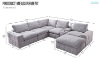 Picture of LUXEON Sectional Modular Sofa Range - Right Facing Armchair