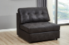 Picture of AUSTEN Foil-Printed Fabric Modular Sectional Sofa Range - 4PC Combo Set (Armlessx2 + Arm Facing Leftx1 + Arm Facing Rightx1)